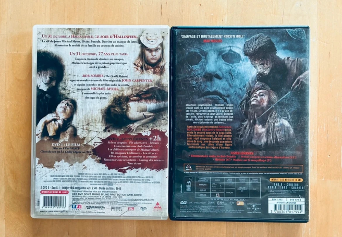 Lote 2 DVD Halloween 1 e 2 de Rob Zombie. – photo 3